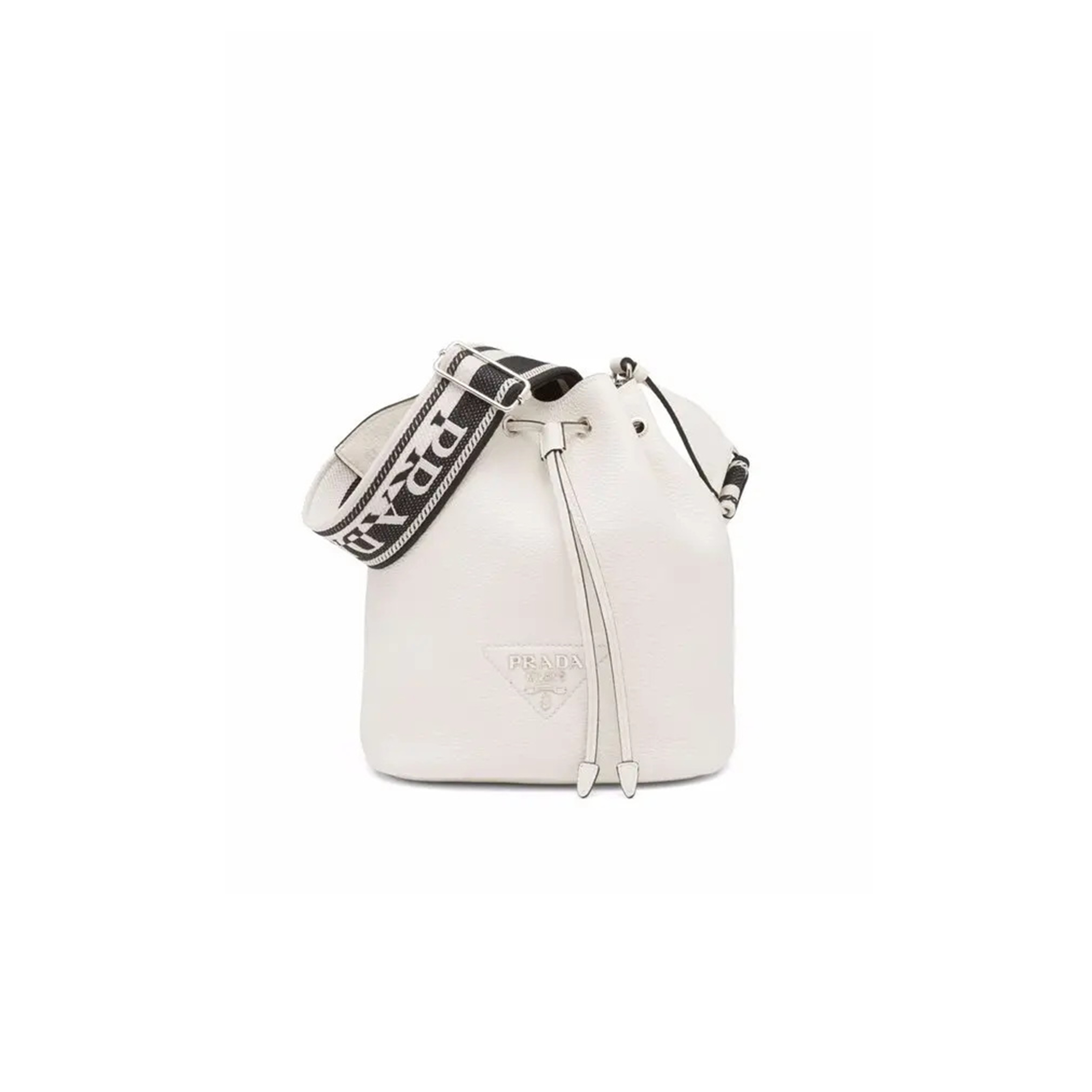 PRADA LEATHER BUCKET SHOULDER BAG CROSSBODY BAG REGULAR 1BE060 (25*20*14cm)
